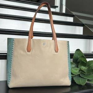 Tory Burch Blake mixed material tote shoulder handbag purse no tags
